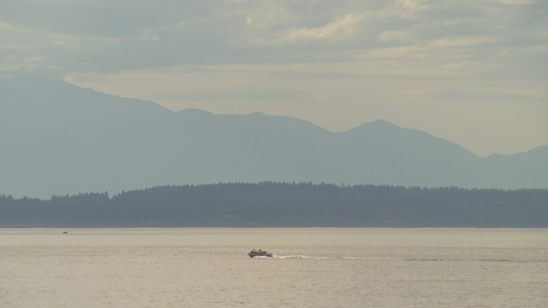 The return comes as the most recent hazy conditions get pushed east of Puget Sound due to a new weather pattern.