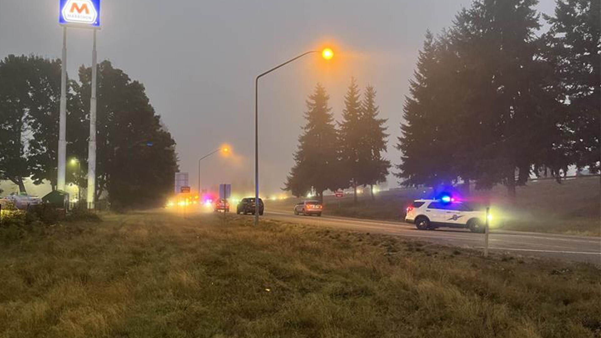 A driver suspected of second-degree assault was killed in a crash while being pursued by Marysville police Friday morning.