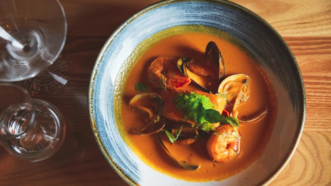Mint Progressive Indian's recipe for Alleppey Seafood Curry