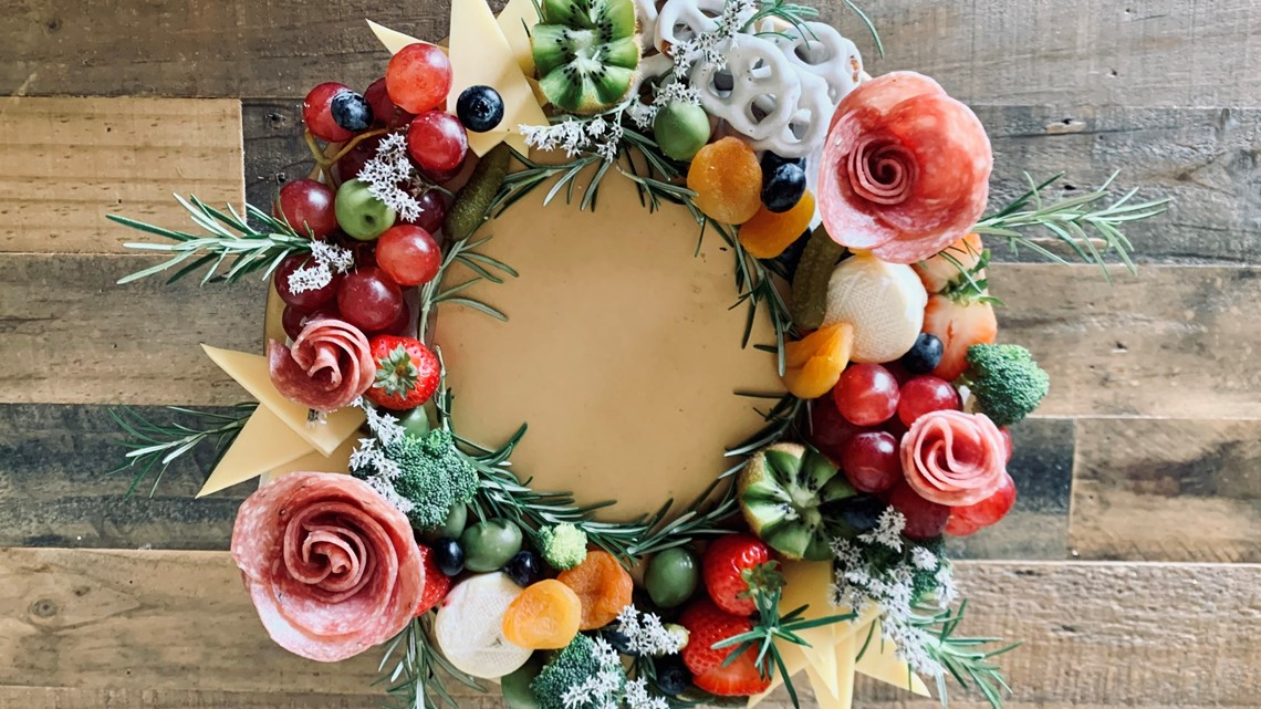 Bored by boards? Check out charcuterie wreaths, bouquets, and cups!