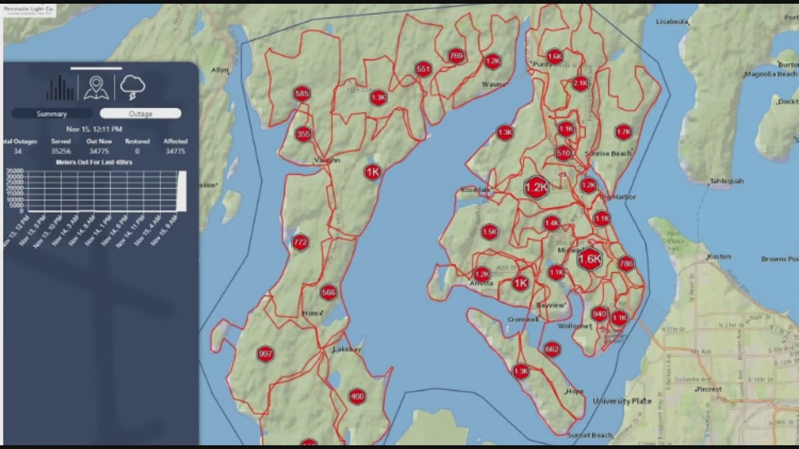 Power returns after systemwide transmission outage led to massive