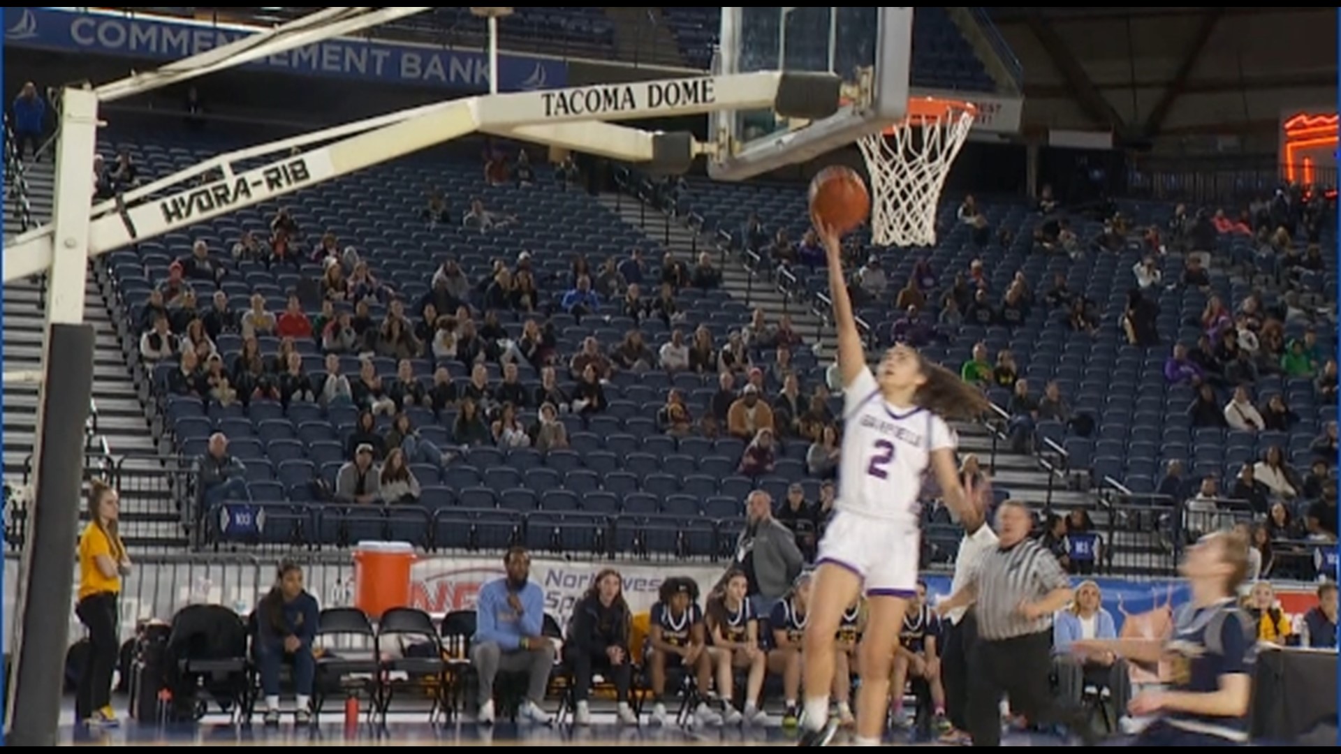 Highlights of the Garfield girls 54-43 win over Everett in the 3A State Quarterfinals