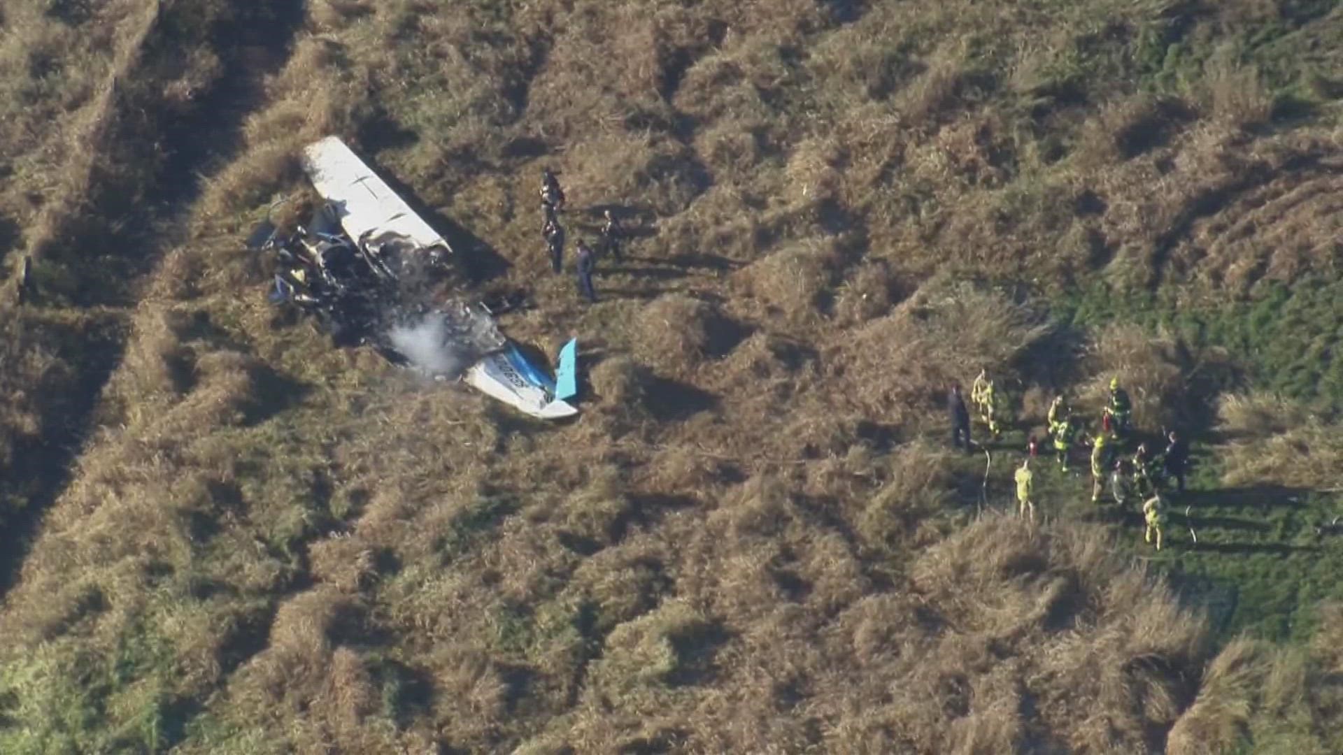 The Federal Aviation Administration confirmed two people were on board at the time of the crash.