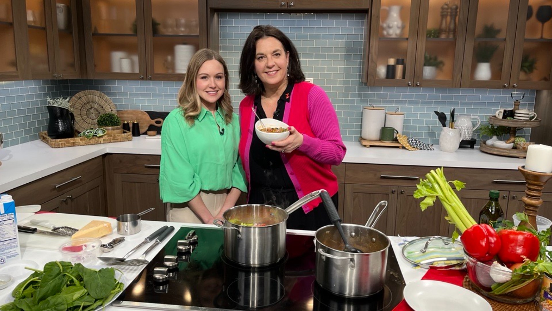 Registered Dietitian Candace Sorden shows us how to make a delicious heart healthy soup. #newdaynw