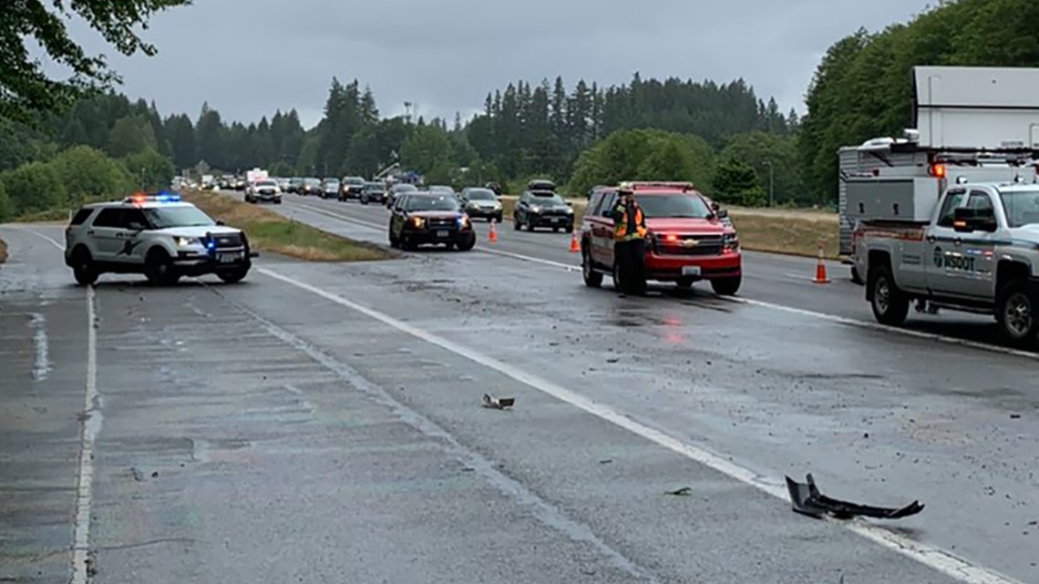 Wrong-way driver causes serious-injury crash near Port Orchard | king5.com