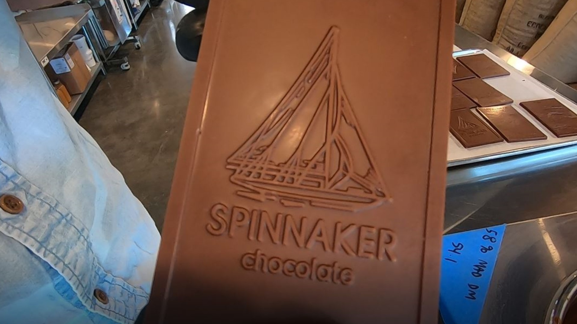 Spinnaker chocolate prides itself on only roasting the nibs of the cocoa bean #k5evening