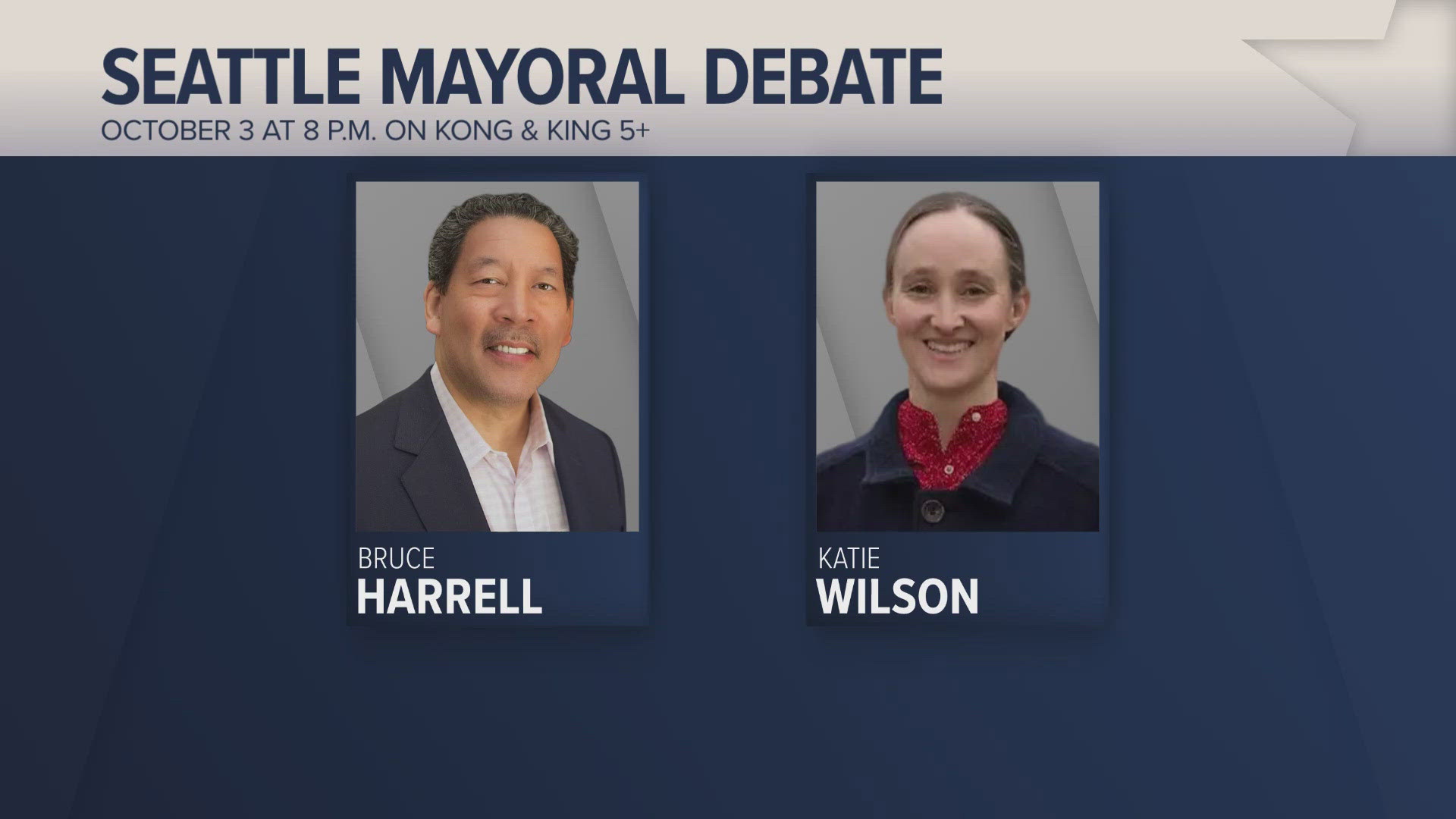 KING 5, The Seattle Times to live broadcast 2025 Seattle mayoral debate