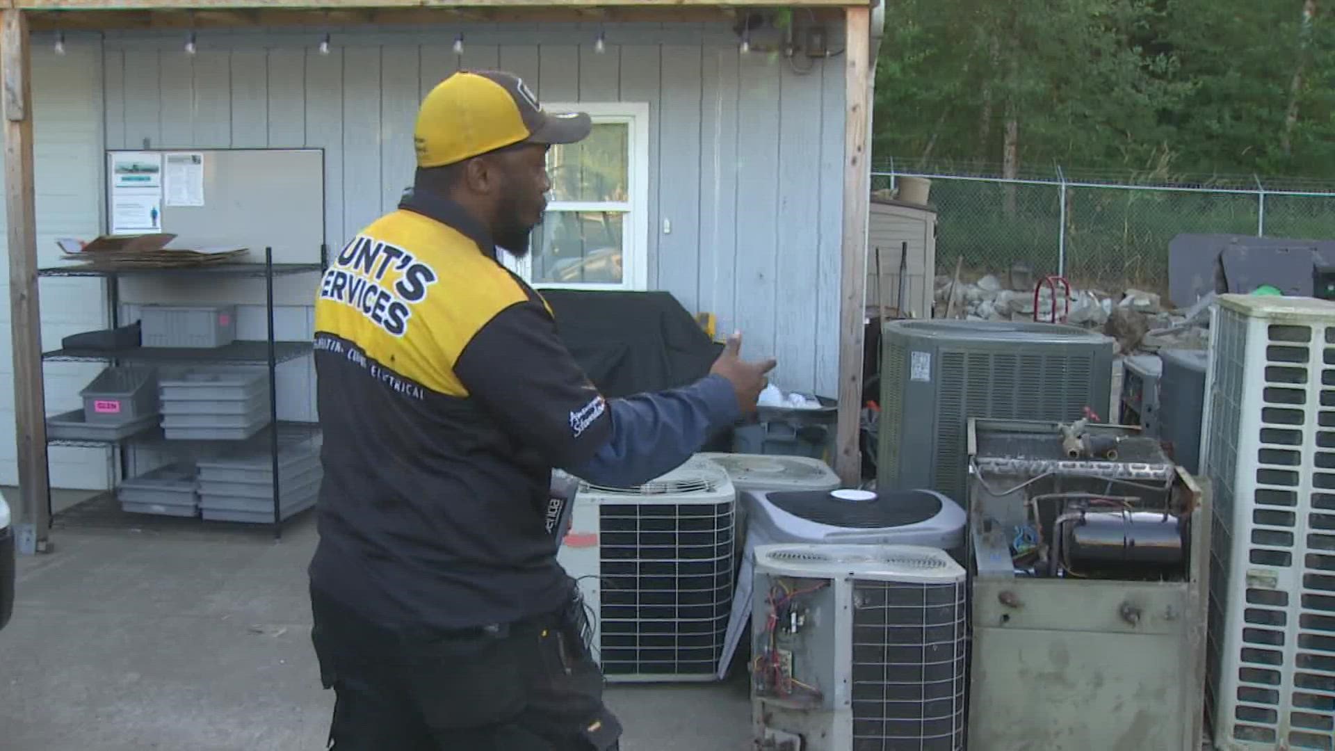 Air conditioning companies are seeing a rise in calls as western Washington anticipates hot weather.