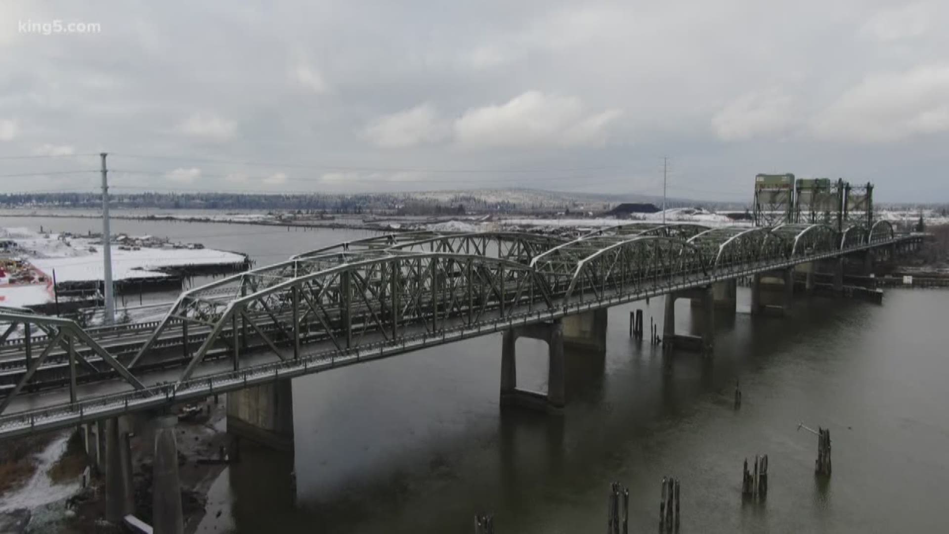 The air under a bridge is colder than the air on the ground, causing any moisture to freeze. That's what caused a major crash on the 520 bridge Monday night.