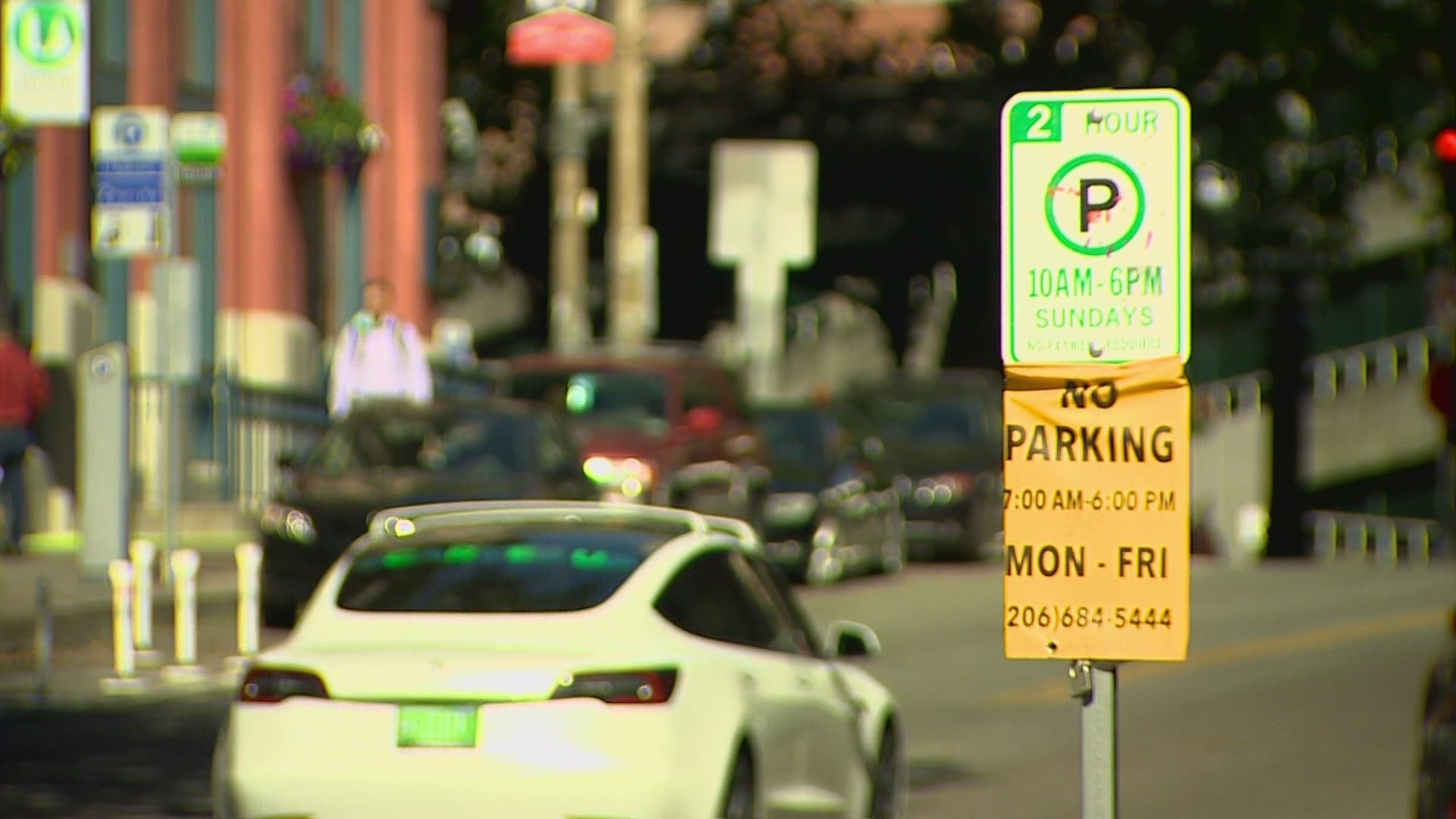 Street parking rates increased between 50 cents and $1 per hour in some Seattle neighborhoods.