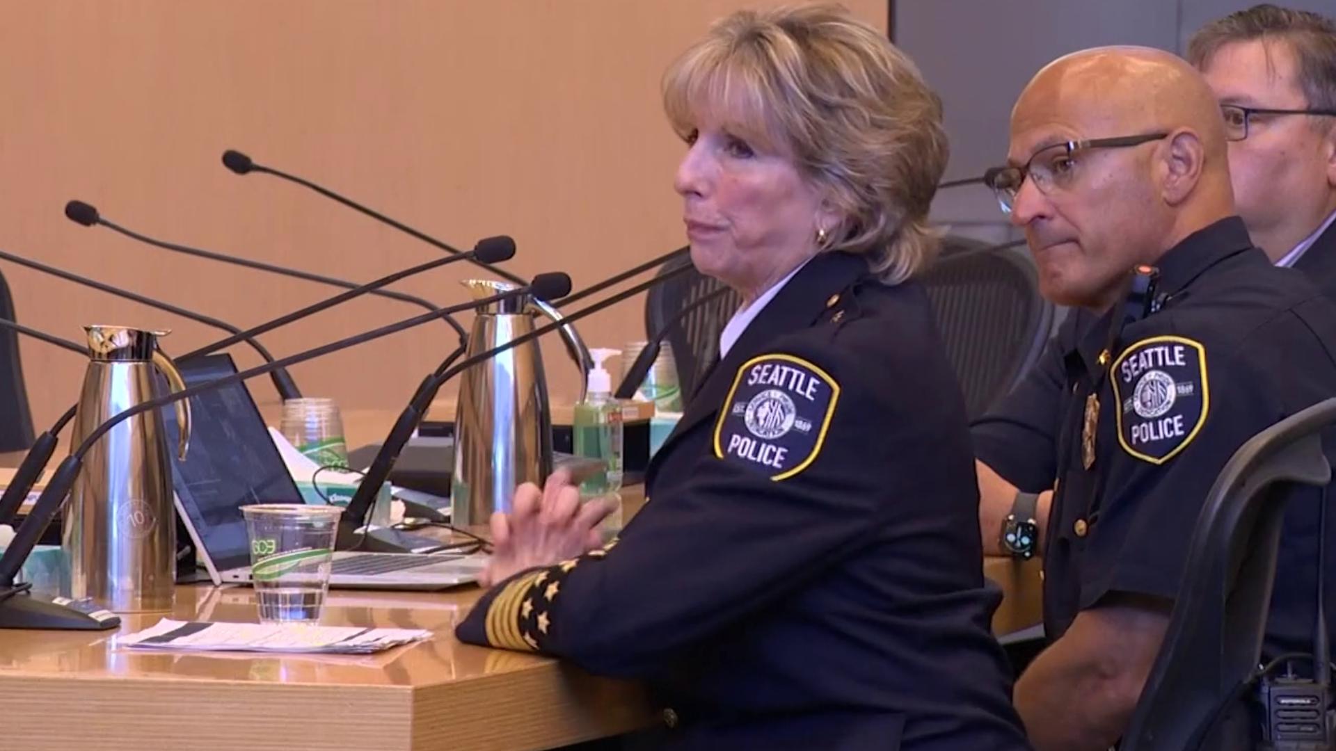 Interim Chief Rahr says the bulk of officers are engaging with the community and ready to help, but she also highlighted the obstacles the department is facing.