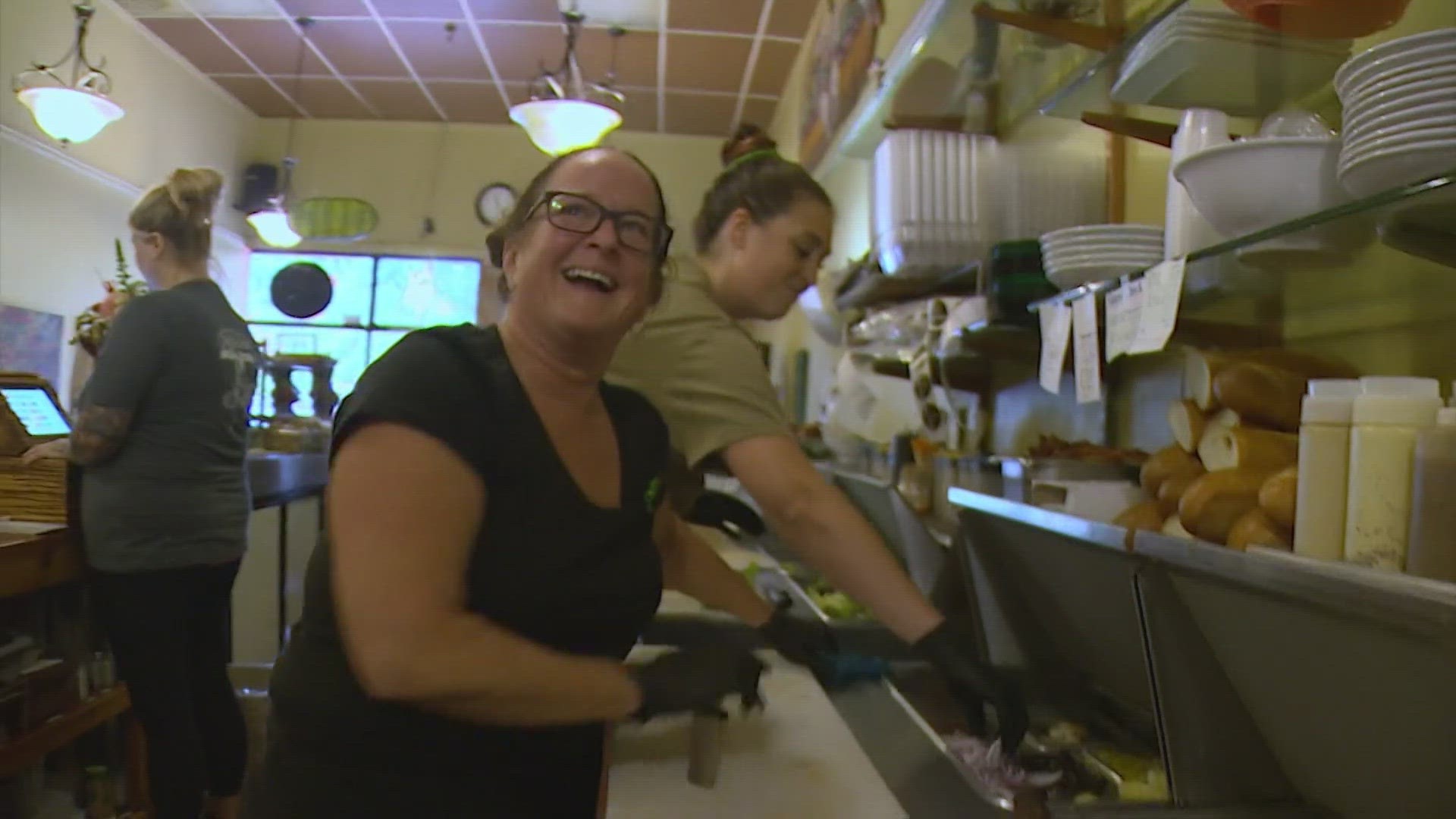 Pickles Deli Owner Kim Bailey saw hungry people coming into her shop with no money for food, so she decided to do something about it.