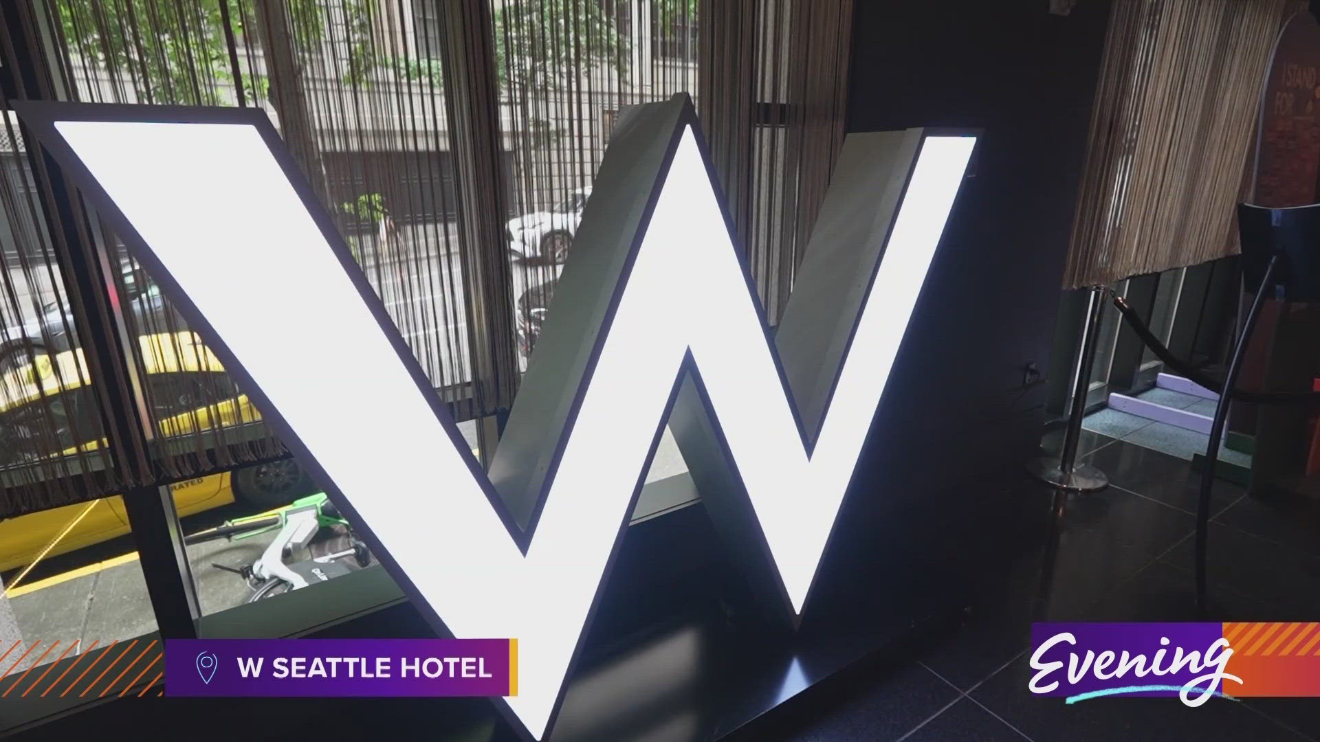 The W Seattle was the first hotel to fly the pride flag in the city. #k5evening
