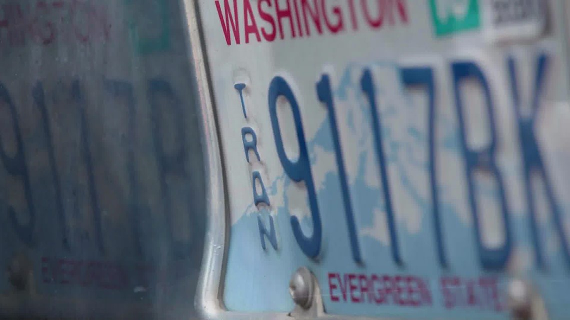 Washington state license plate fees increasing