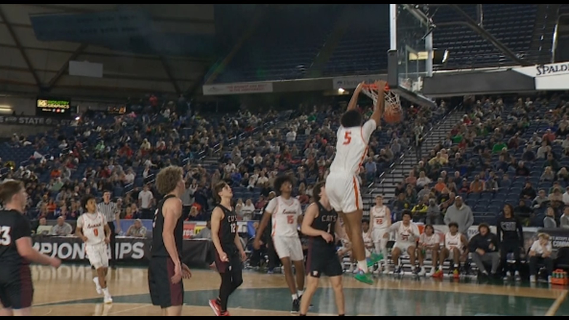 HS State Basketball Semi's: Mt. Spokane vs. Eastside Catholic Boys ...