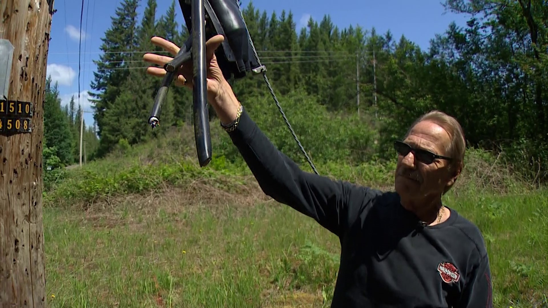 Residents in parts of unincorporated King County said they're isolated after thieves cut their communication lines 10 days ago, stealing the copper inside.