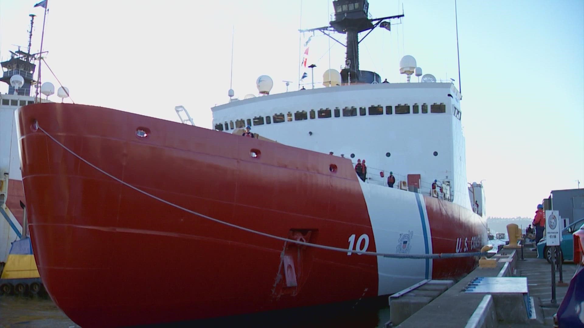 The Coast Guard’s heavy icebreaker, Polar Star, has departed to support a joint military service mission called Operation Deep Freeze.