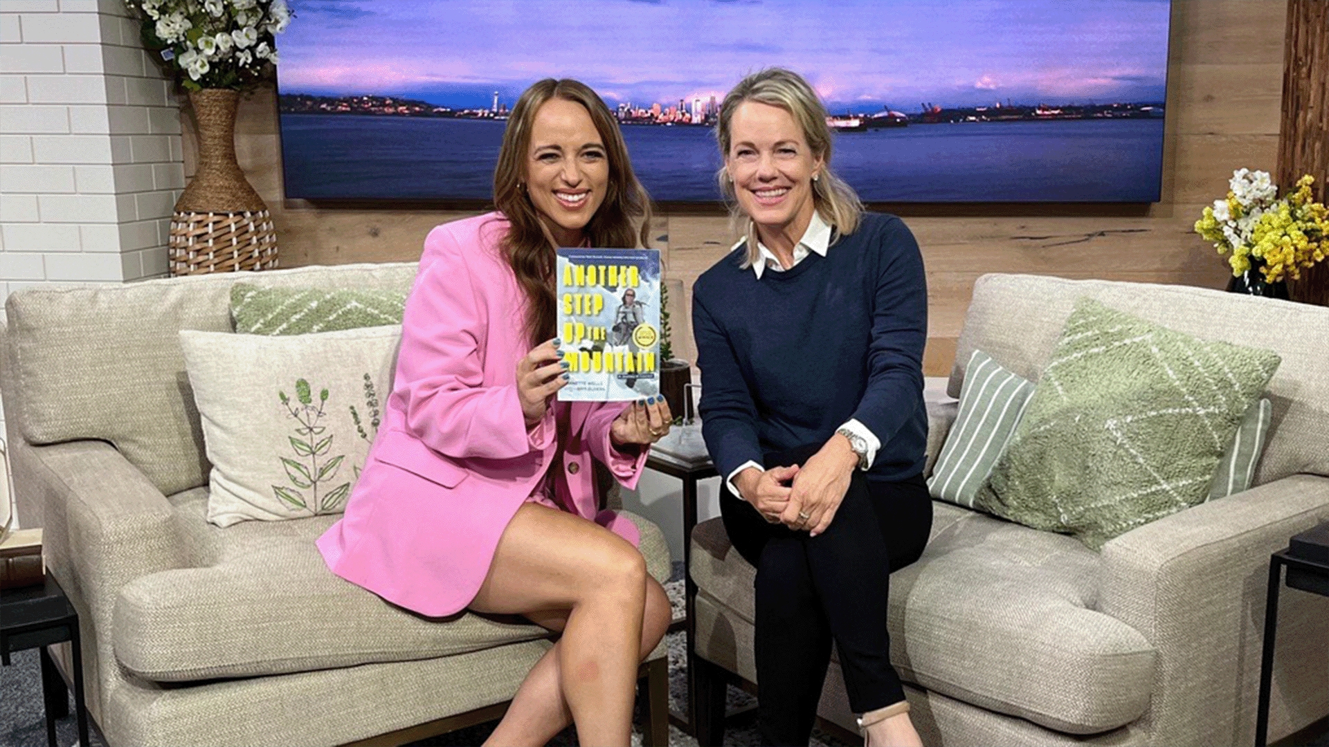 In "Another Step Up the Mountain," Wells talks frankly about the loss of her son, Johnny, and how she learned to summit the peaks of grief and adversity. #newdaynw