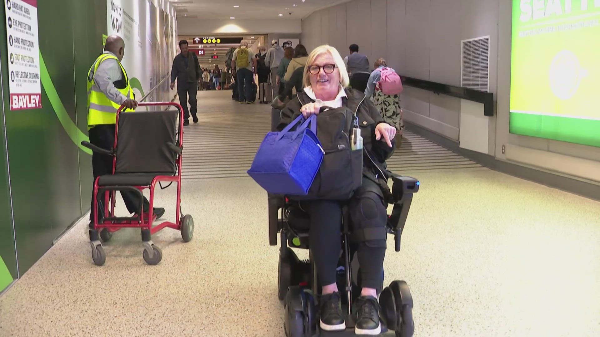 In 60 days, Alaska Airlines has provided 3,000 trips on autonomous wheelchairs for guests with flights in the C or D concourses.