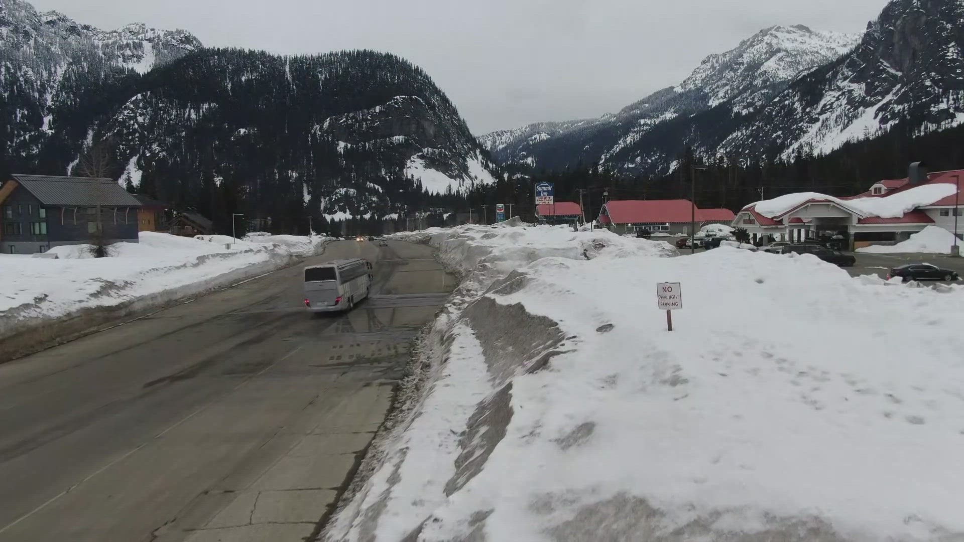Snowfall at Summit at Snoqualmie is roughly 20 inches behind average.