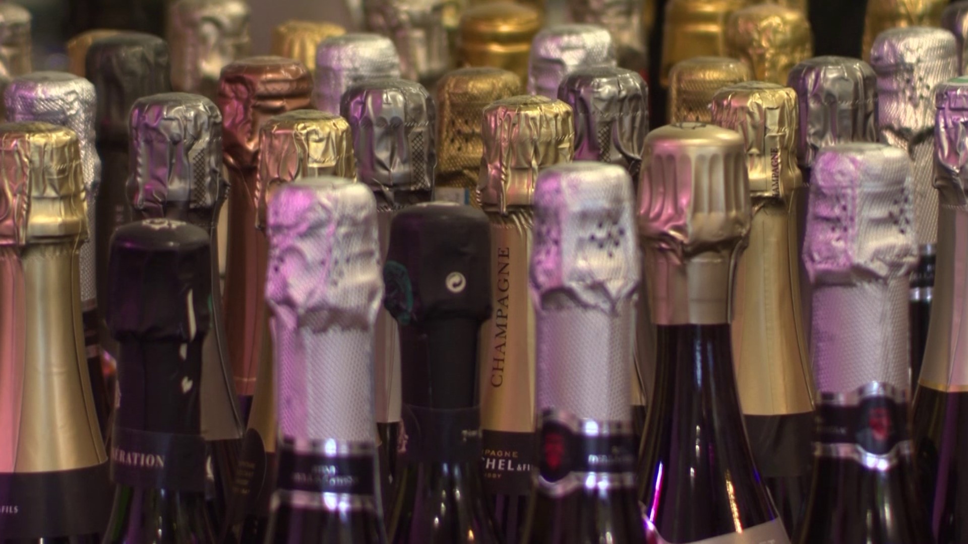 Pop Culture offers more than 50 different bottles of champagne and a dozen options by the glass.  #k5evening