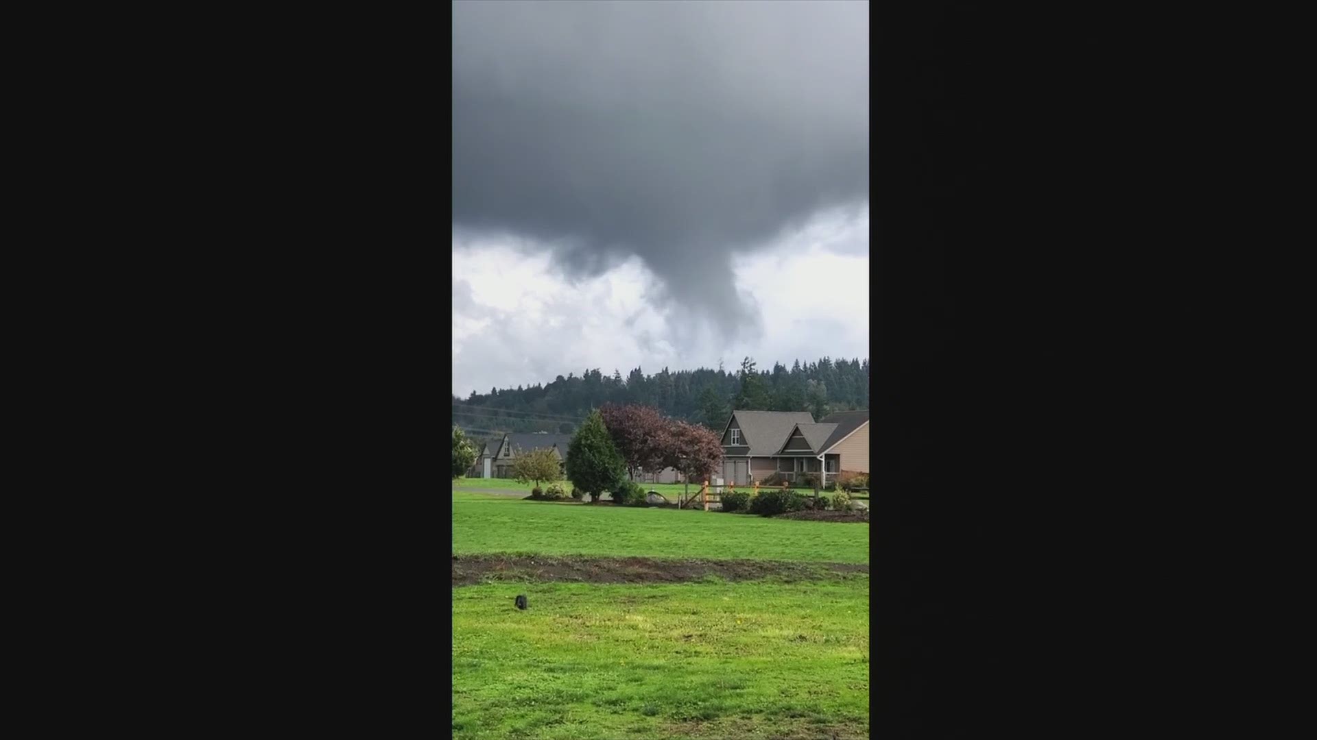 A week tornado touched down Friday afternoon in Thurston County.