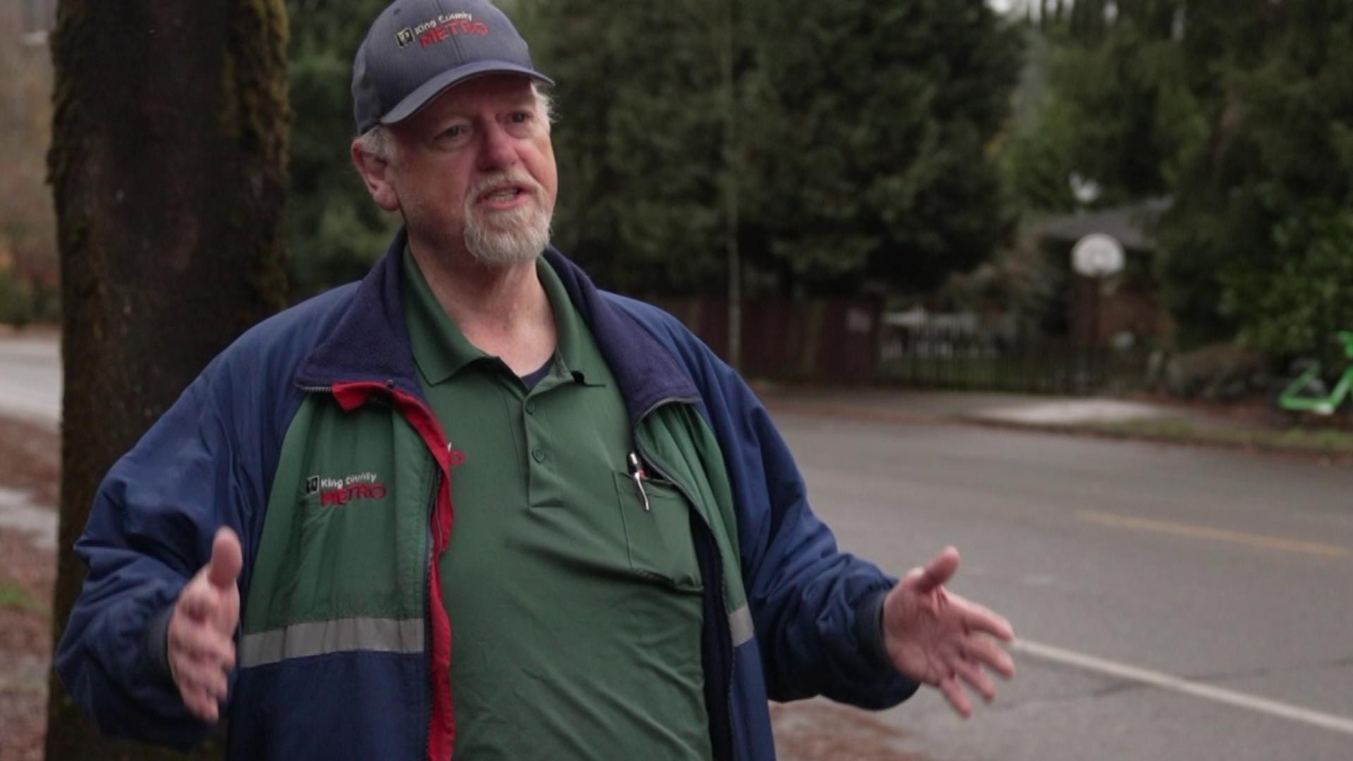 Driver recounts tree falling on bus in Seattle during bomb cyclone