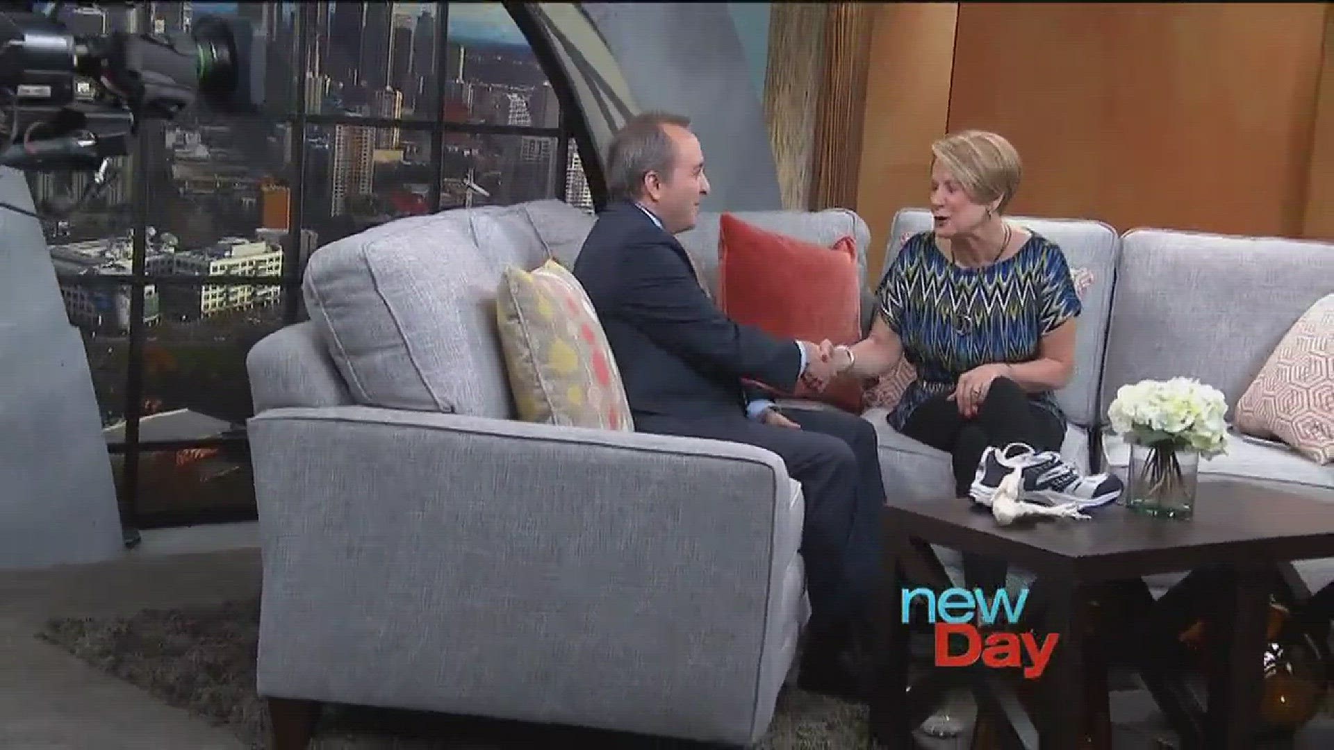 Dr. Peter Lallas explained how to avoid common walking mistakes and care for your feet.