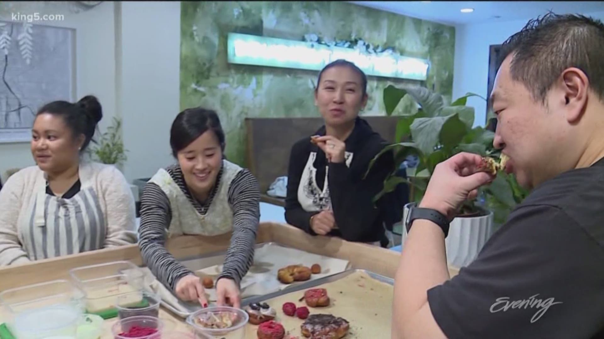 Raised Doughnuts owner Mi Kim hosts monthly doughnut-making (and eating) classes- so you can learn from an expert!