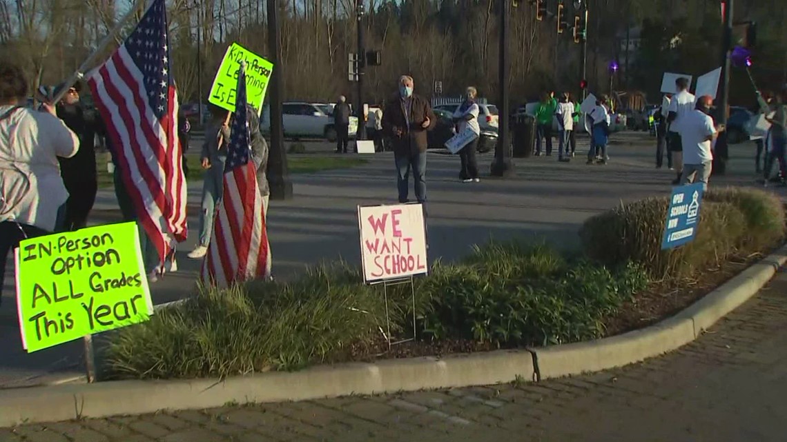Northshore School District parents protest 'lost year' of education - Vimarsana News