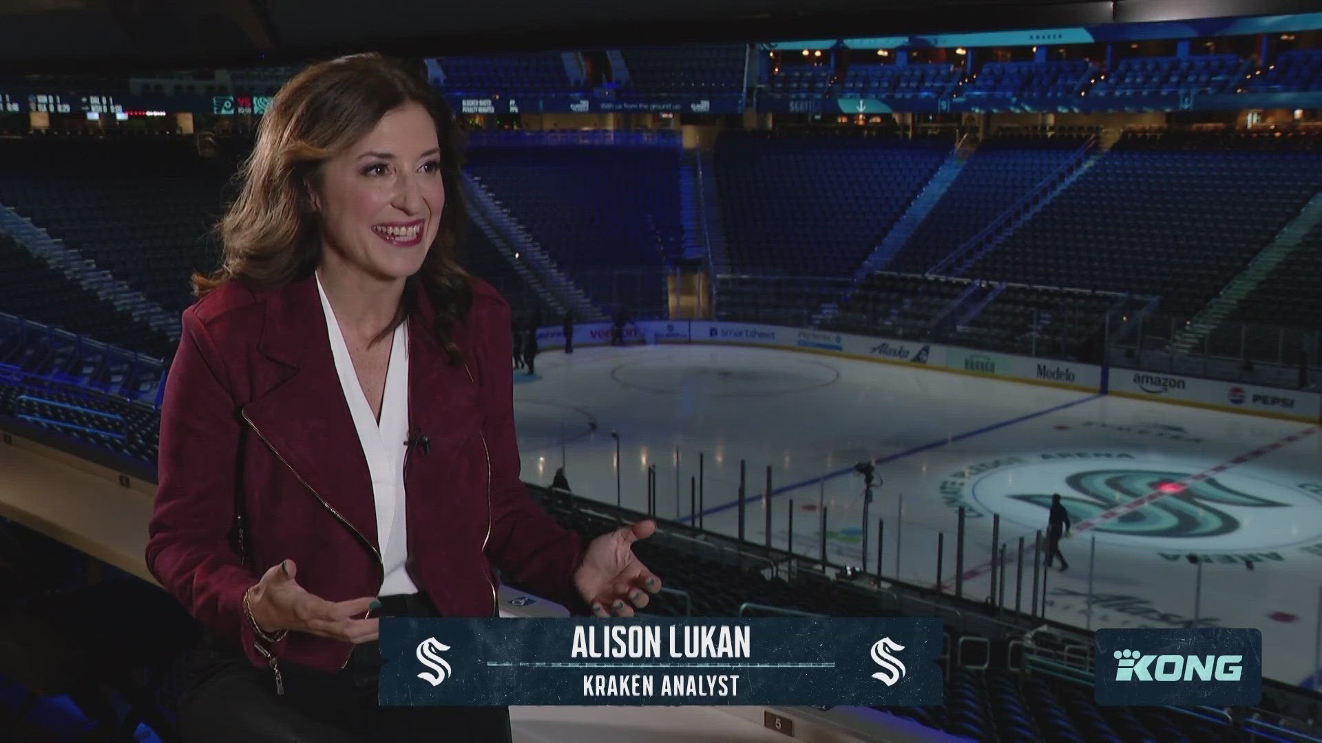 Seattle Kraken analyst Alison Lukan talks about her broadcasting style and her road to the NHL.