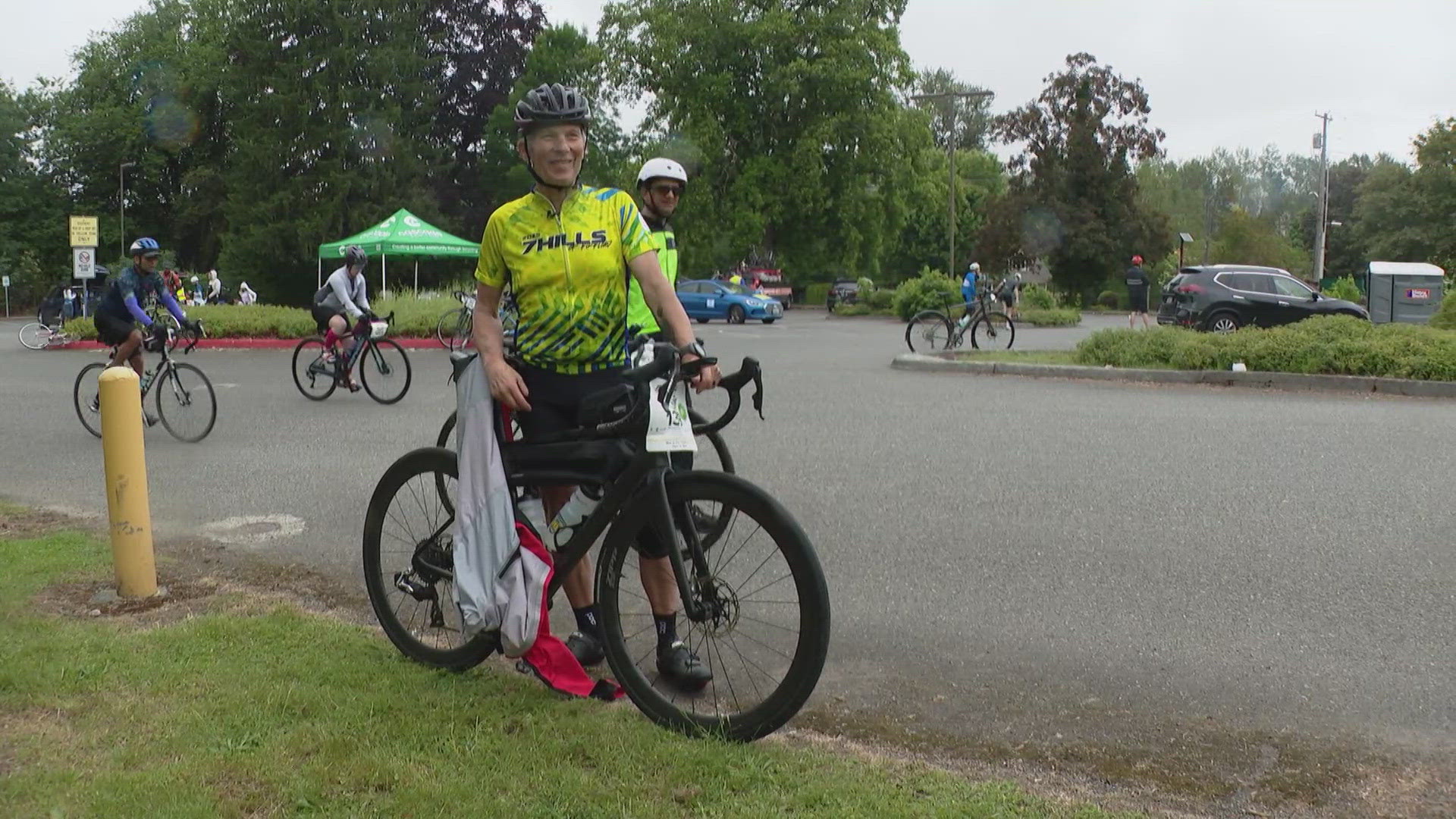 Hundreds of cyclists pushed through the Fall City Elementary parking lot early Saturday — the final leg of the Flying Wheels Summer Century.
