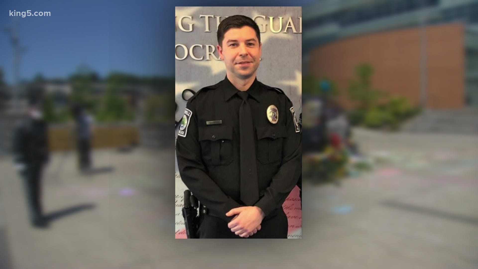 Bothell Police said Shoop joined their department after serving with the U.S. Coast Guard. He is survived by his fiancée, mother and two brothers.