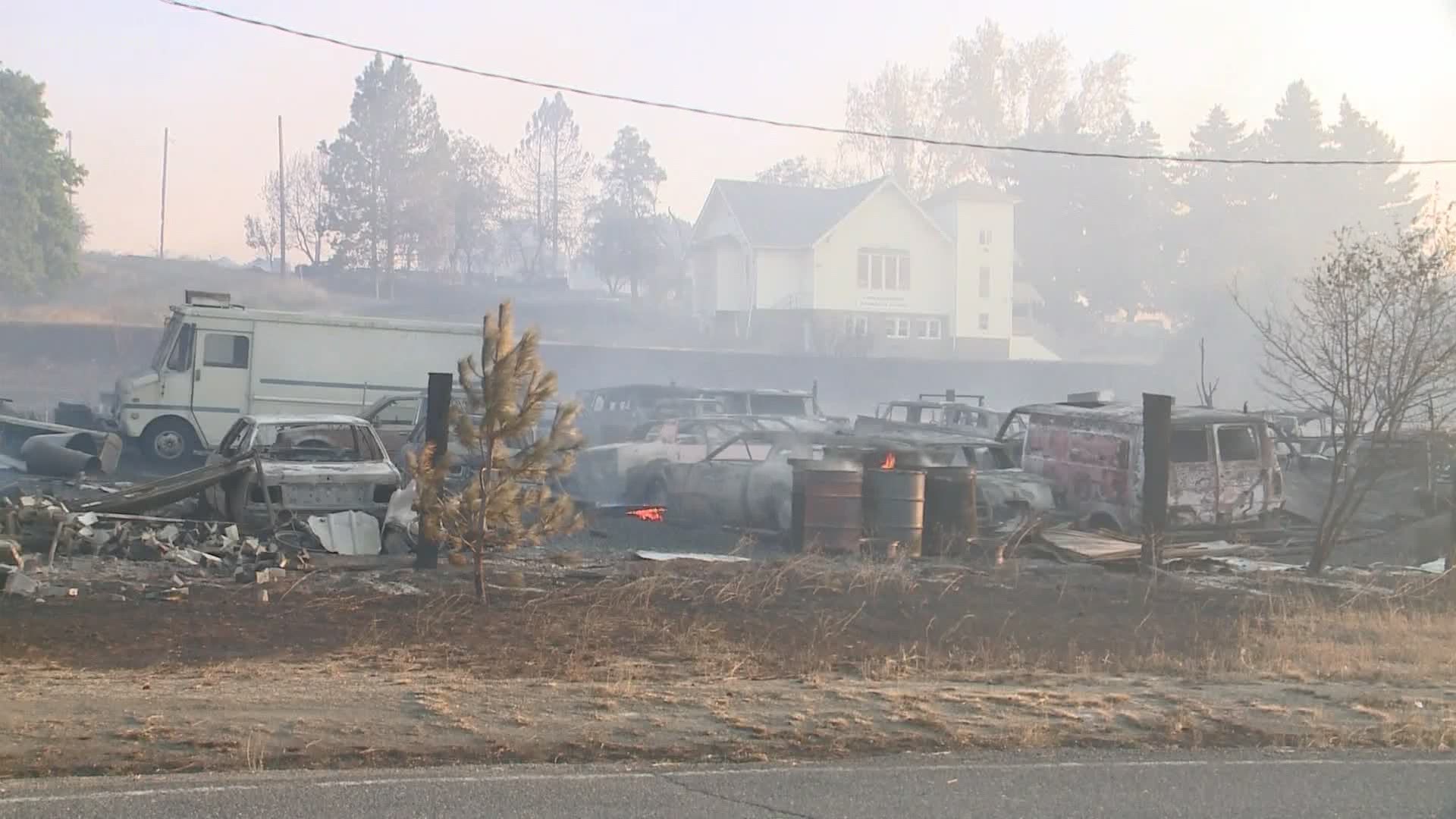 Wildfires continue to burn across Washington state. For the latest updates head to www.king5.com.