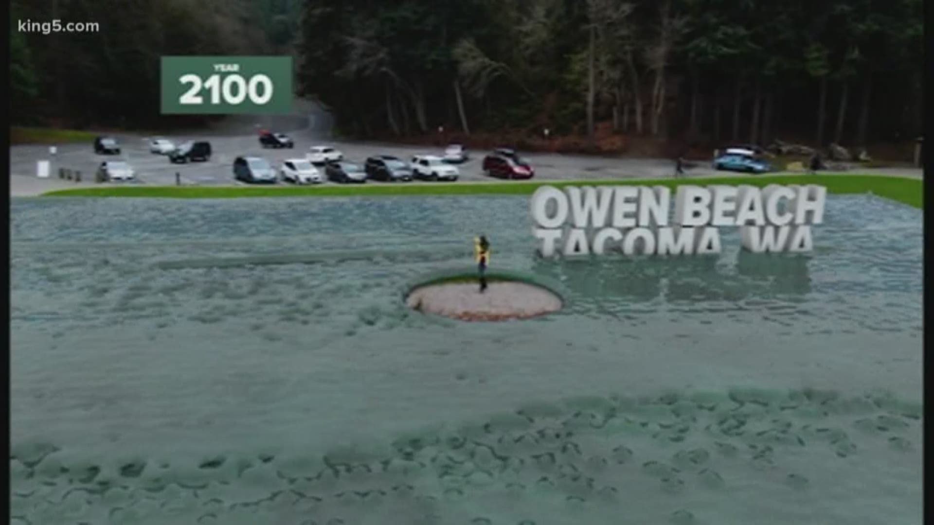 Tacoma is using climate change and rising sea-level predictions to re-design a popular beach.