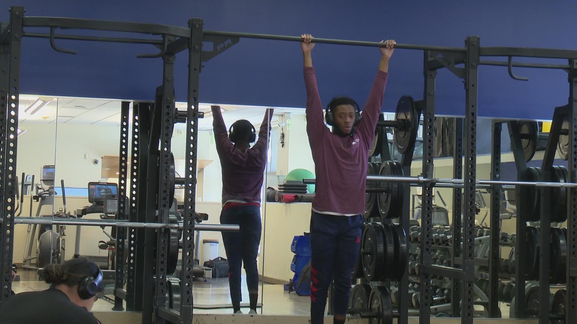 Gym goers at NW Fitness said they were excited to ditch the mask during their workout.