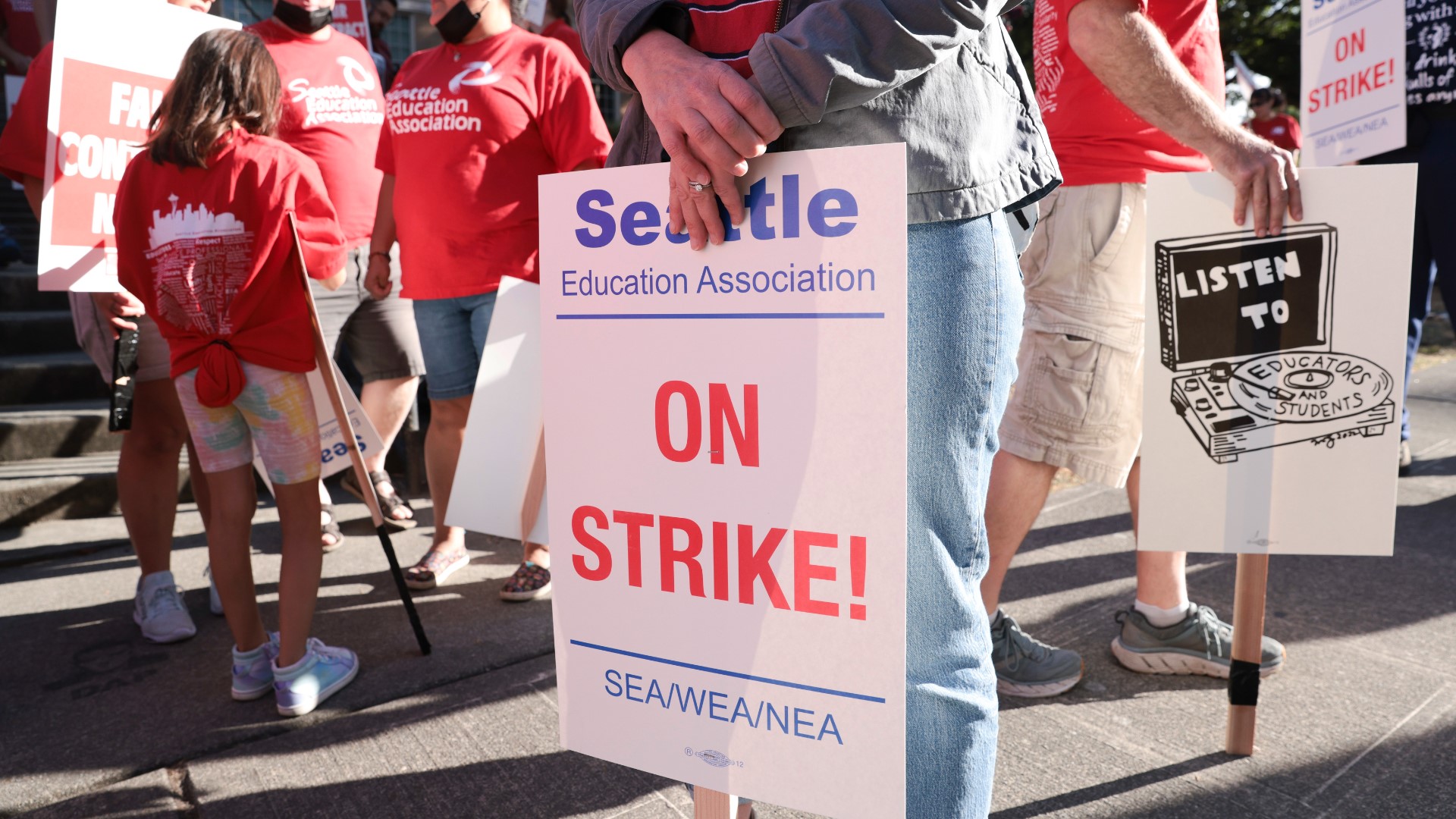 The Seattle Education Association told KING 5 Friday morning that some progress has been made with Seattle Public Schools, but not on the big topics.