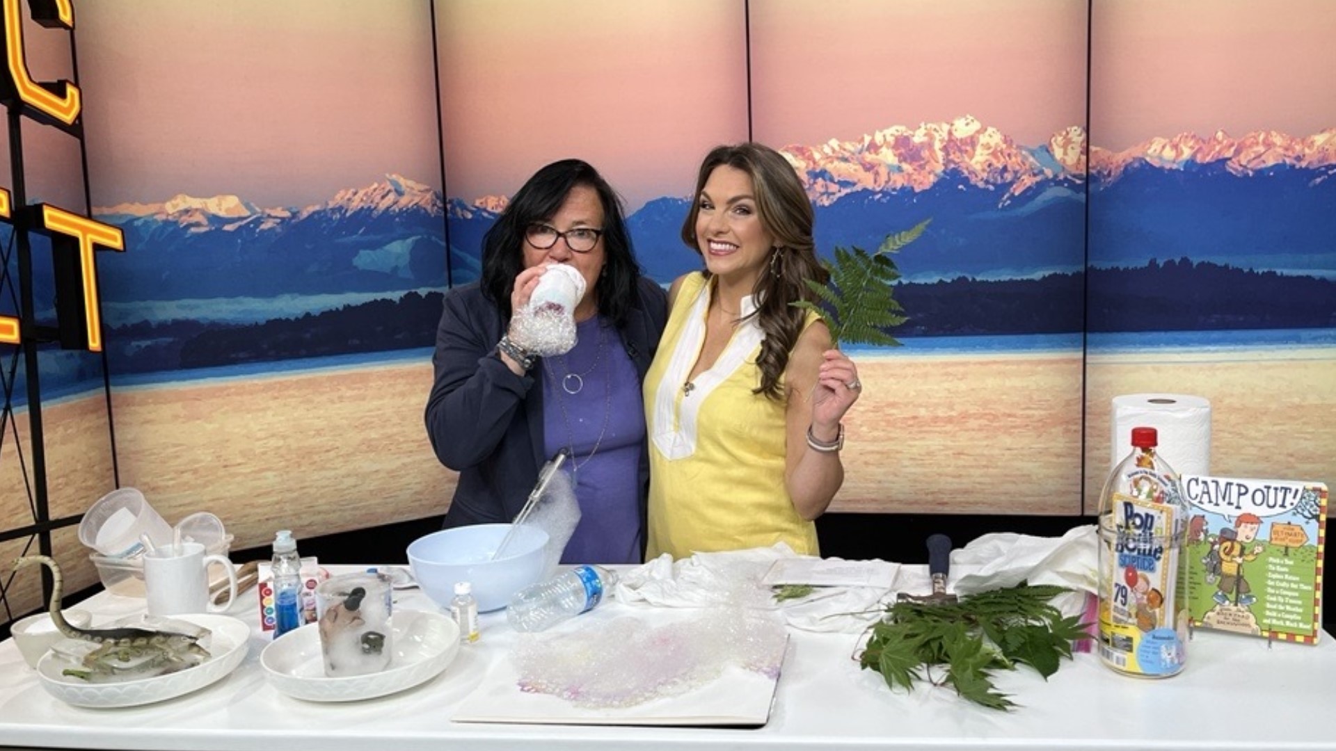 Author Lynn Brunelle shows Amity some cool science-based activities to do with your kids this summer.