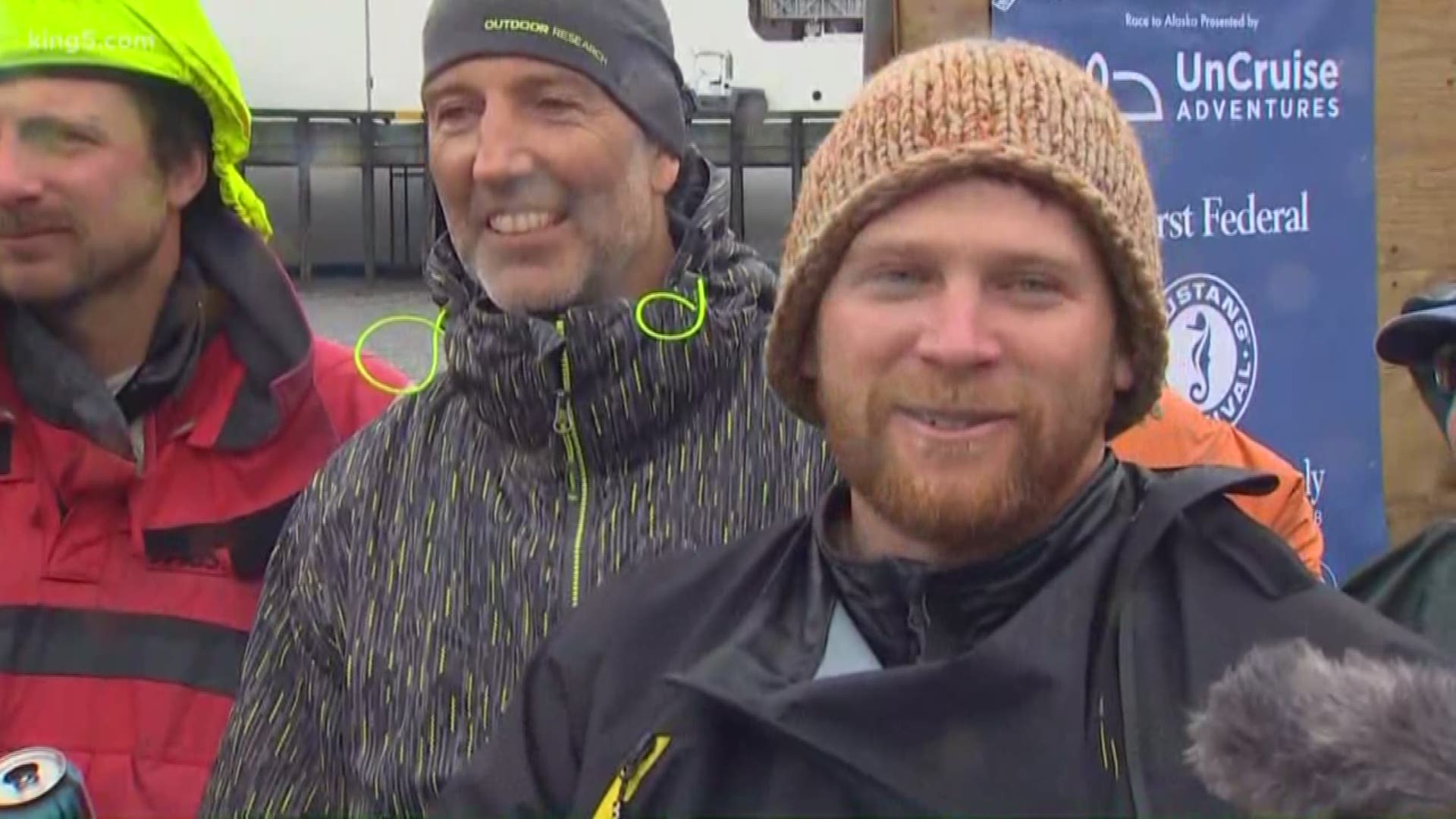 A Seattle team, Angry Beaver, sailed into Ketchikan to win the "Race to Alaska."