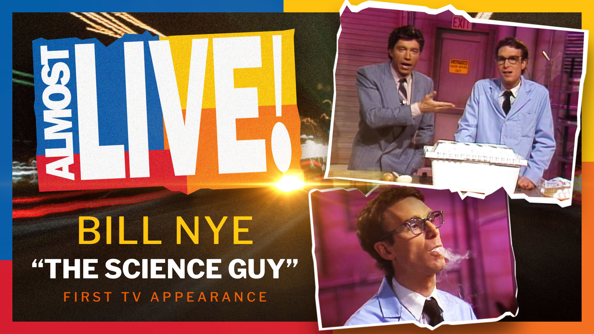 Bill Nye the Science Guy made his debut on KING 5's sketch comedy show Almost Live! in 1987.