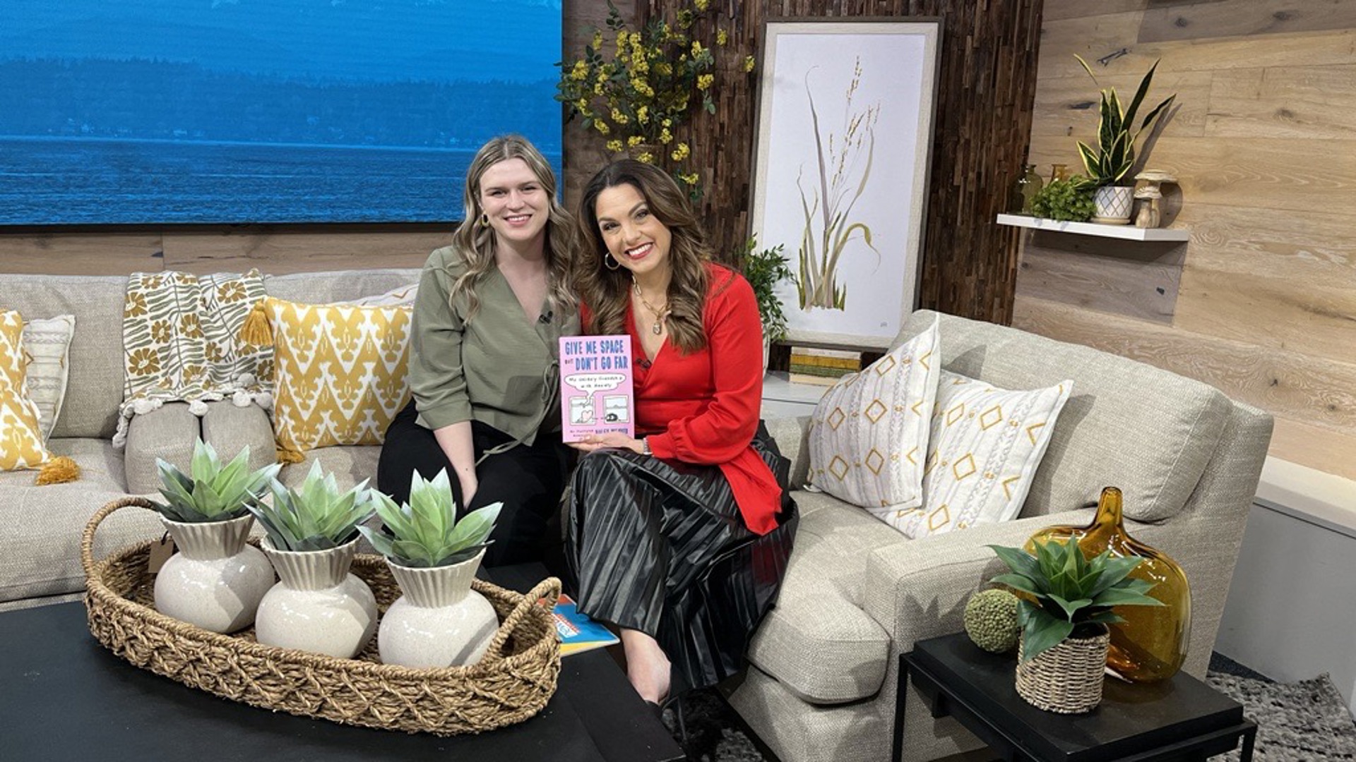 Haley Weaver's new book "Give Me Space...But Don't Go Far" explains how she coexists with her anxiety and the coping mechanisms she's learned. #newdaynw