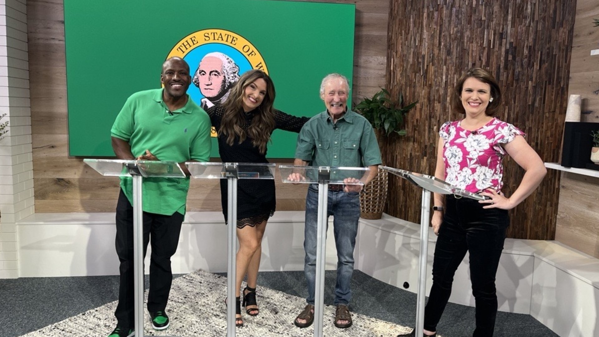 Amity is joined by Terry Hollimon, Master Gardener Ciscoe Morris and producer Rebecca Perry to test their knowledge on Washington geography.