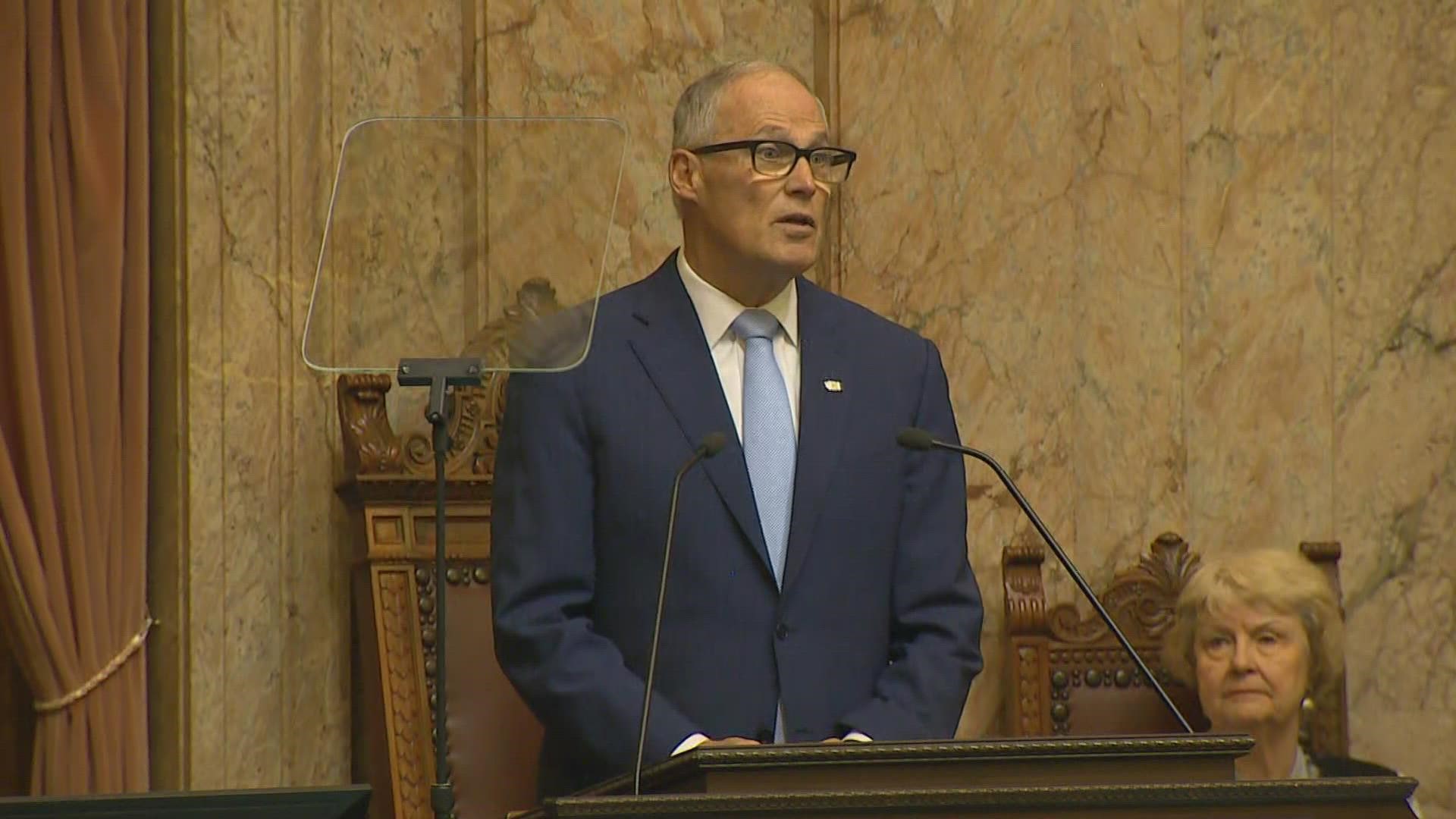 Gov. Jay Inslee opens up his 2023 State of the State Address.