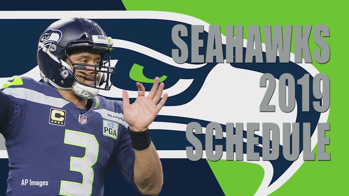 2019 Seattle Seahawks Schedule: Downloadable Wallpaper