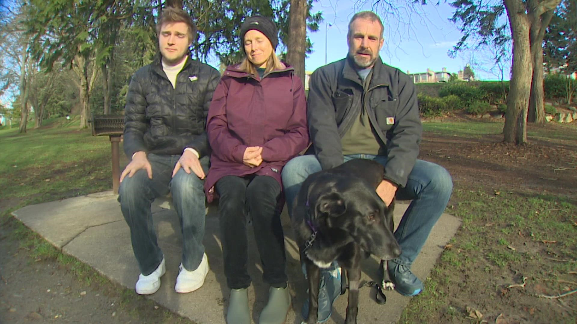 Didi and James Fritts say their survival, and that of their dog Sammy, was nothing short of a miracle.