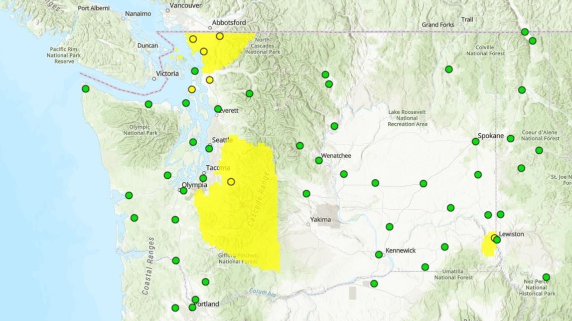 Moderate air quality expected for parts of Western Washington | king5.com