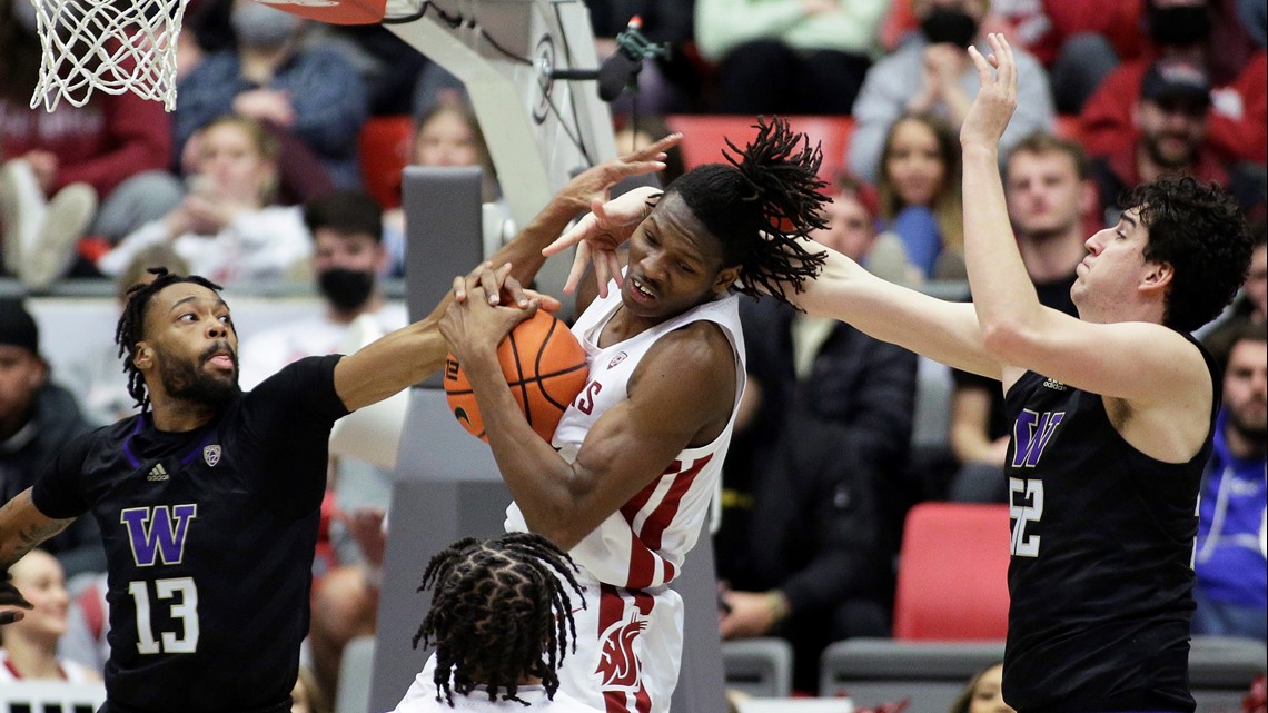 Gueye, Abogidi lead Washington St. past Washington, 78-70