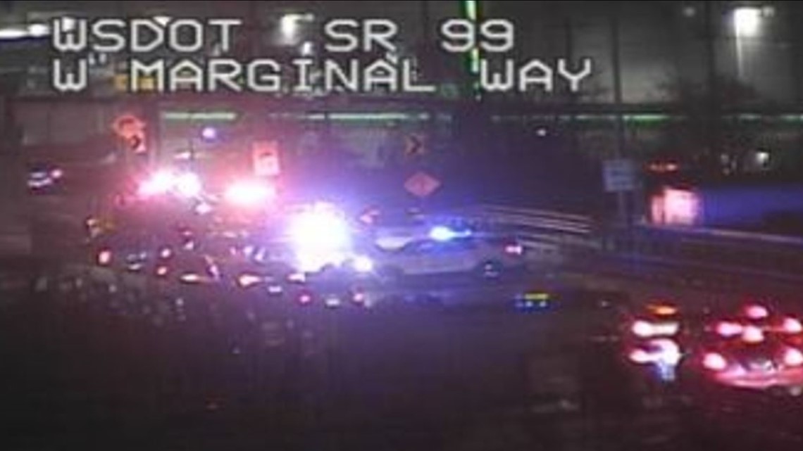Northbound lanes of SR 99 reopen at Seattle’s 1st Ave S Bridge following crash