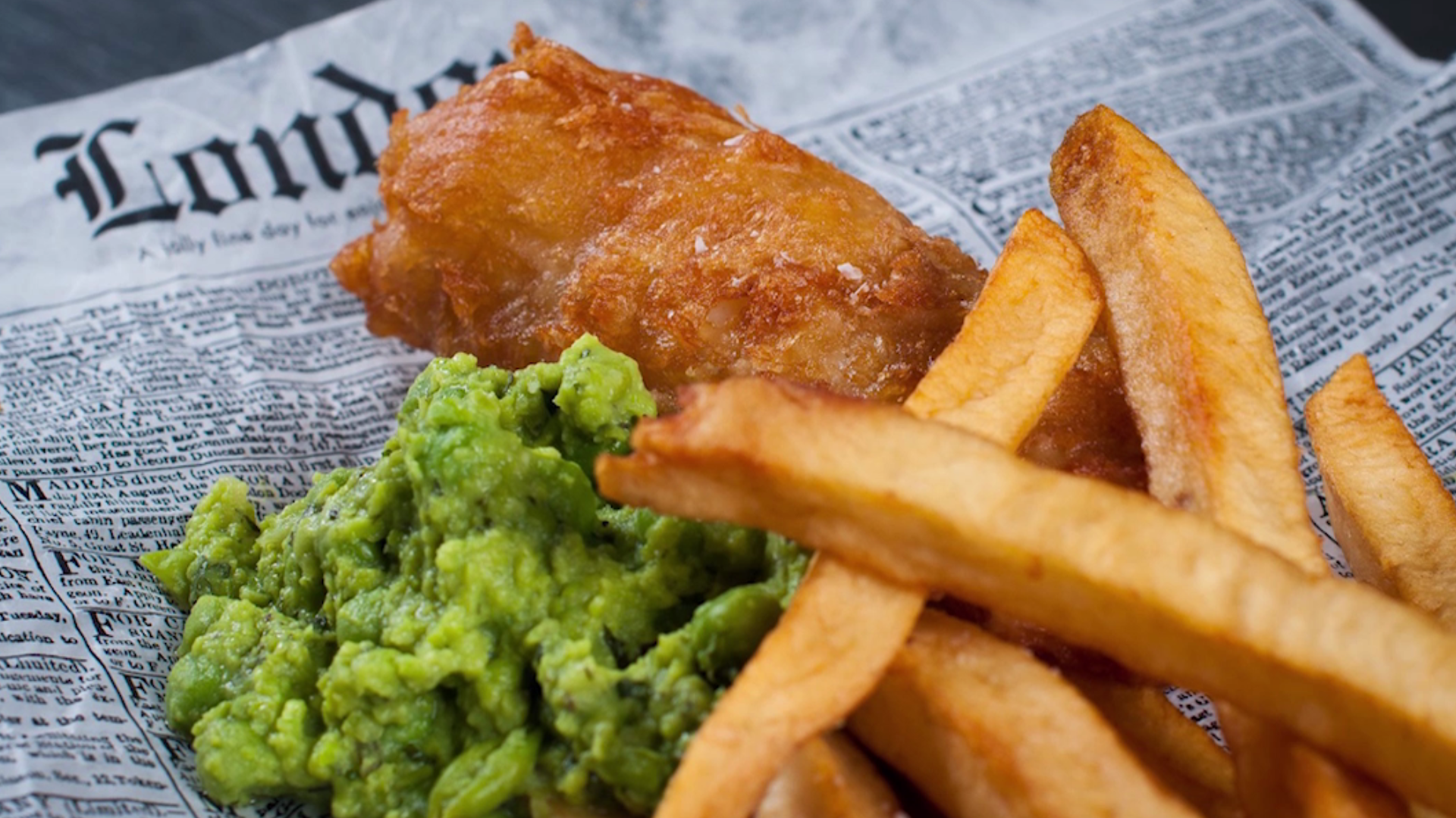 British-style fish and chips that are a literal big deal ...