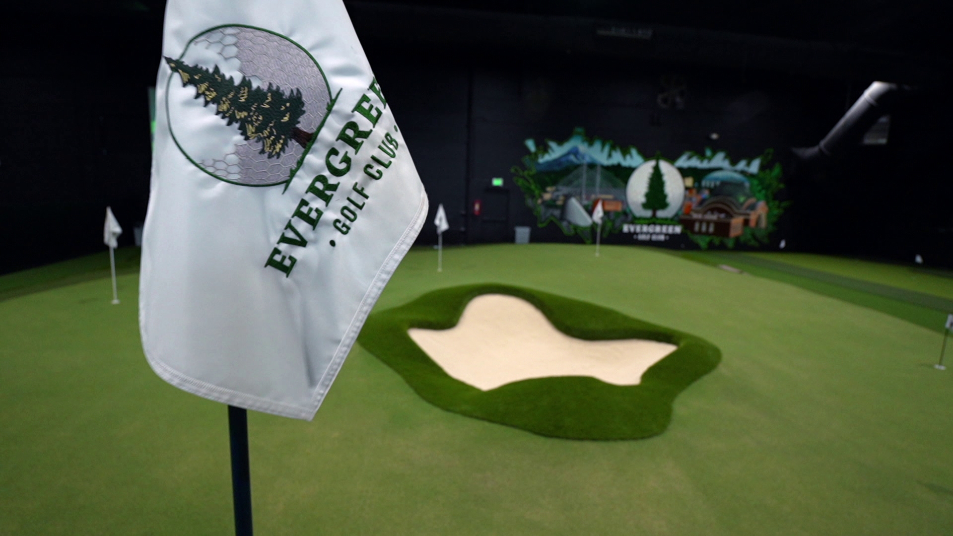 Evergreen Golf Club Tacoma is the largest indoor golf facility in the nation. #k5evening